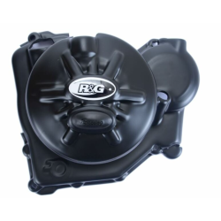 Protector pentru motor R&G RACING Race Series Black Right Engine Case Protection Cover Aprilia RSV4RR Protector pentru motor R&G RACING Race Series Black Right Engine Case Protection Cover Aprilia RSV4RR