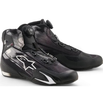 Botine moto ALPINESTARS CELER VENTED NEGRU/ALB