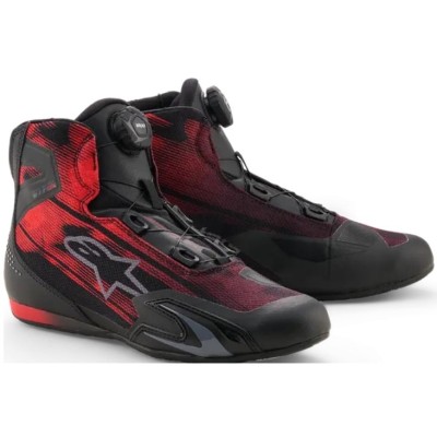 Botine moto ALPINESTARS CELER VENTED NEGRU/ROȘU