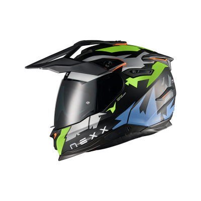 Casca de aventură NEXX Y.TRAVL PRIMAL NEON BLACK MATT