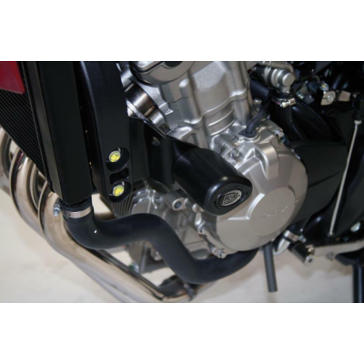 Capace de protecție R&G RACING Aero Crash Protectors Negru Honda CB600N/F Hornet