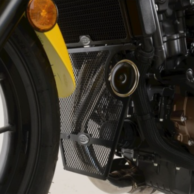 Protector pentru colectoare R&G RACING Grilă de țeavă de evacuare Negru Honda CB500F 19-24