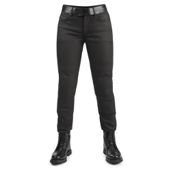 Jeans moto pentru femei PANDO MOTO LORICA BLACK A - Slim Fit Cordura® - SCURT Jeans moto pentru femei PANDO MOTO LORICA BLACK A - Slim Fit Cordura® - SCURT