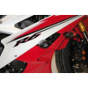 Capace de protecție R&G RACING Upper Aero Crash Protectors Black Yamaha R6 06-16