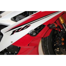 Capace de protecție R&G RACING Upper Aero Crash Protectors Black Yamaha R6 06-16