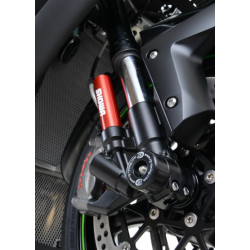 Capace de protecție R&G RACING pentru furcă negru Kawasaki ZX-10R 16-25