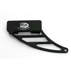 Protector pentru lanț R&G RACING Toe Chain Guard (Shark Tooth) Black Alu