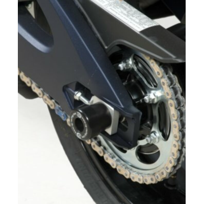 Capace de protecție R&G RACING pentru osie Swingarm Black Suzuki GSX-R600/750/1000