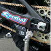 Protector pentru lanț R&G RACING Toe Chain Guard (Shark Tooth) Black ABS Aprilia thumb