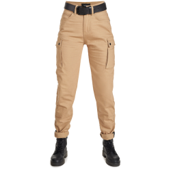 PANDO MOTO MILA CARGO BEIGE - Chino Style Cordura® - SHORT pentru femei PANDO MOTO MILA CARGO BEIGE - Chino Style Cordura® - SHORT pentru femei