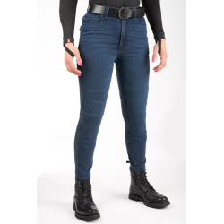 Jeans moto pentru femei PANDO MOTO KUSARI COR 02 - Skinny-Fit Cordura® - LONG