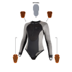Body protector pentru femei PANDO MOTO - BIA GREY Body protector pentru femei PANDO MOTO - BIA GREY thumb