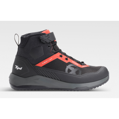 Botine moto XPD X-BEAT H2OUT® NEGRU/ROȘU