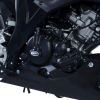 Protector motor R&G RACING (Clutch) Capac de protecție pentru carter stâng negru Suzuki GSX-R125 18-26