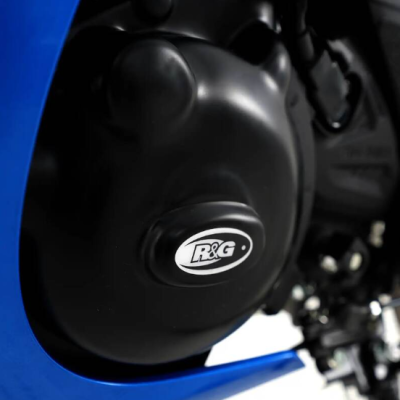 Protector pentru motor R&G RACING (Generator) Capac de protecție a carterului drept Negru Suzuki GSX-R125 18-26