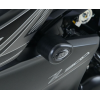 Capace de protecție R&G RACING Aero Black pentru Kawasaki Z300 15-18