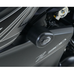 Capace de protecție R&G RACING Aero Black pentru Kawasaki Z300 15-18 Capace de protecție R&G RACING Aero Black pentru Kawasaki Z300 15-18