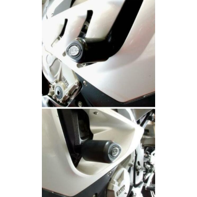 Capace de protecție R&G RACING Aero Crash Protectors Negru BMW S1000RR 10-11