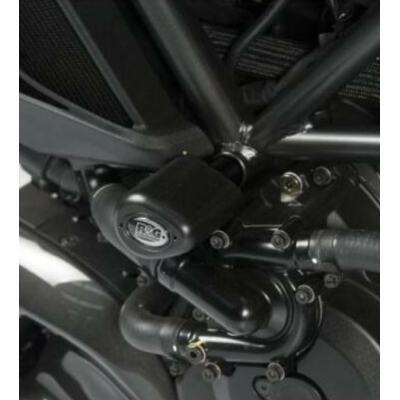 Capace de protecție R&G RACING Aero Crash Protectors Black Ducati Diavel 11-18