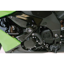 Tapi de protecție R&G RACING Aero Crash Protectors Black Kawasaki ZX10R 08-10