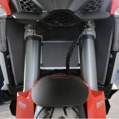Protector radiator R&G RACING Oil Cooler Guard Aluminum - Ducati Multistrada V4(S) 21-24 Protector radiator R&G RACING Oil Cooler Guard Aluminum - Ducati Multistrada V4(S) 21-24