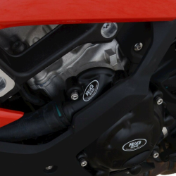 Protector pentru motor R&G RACING Race Series Left (Water Pump) Crankcase Protection Cover Black BMW S1000RR 19-26