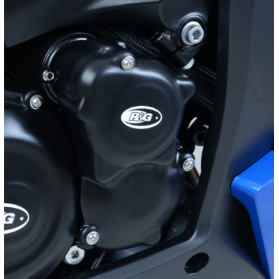 Protector pentru motor R&G RACING Dreapta (Starter & Pompa de apă) Capac de protecție pentru carter negru Suzuki GSX1000S 16-24