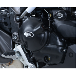 Protecție pentru motor R&G RACING Capac de protecție a carterului drept Negru Ducati 950 Multistrada 17-21