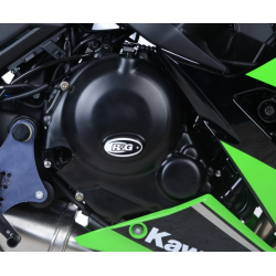 Protecție motor R&G RACING Capac de protecție a carterului drept Negru Kawasaki Z650 17-25