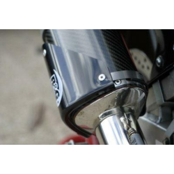 Protector pentru generația R&G RACING Right Exhaust Guard Tri-Oval Muffler Black Suzuki Hayabusa / GSX-R 600 / 750 / 1000 Protector pentru generația R&G RACING Right Exhaust Guard Tri-Oval Muffler Black Suzuki Hayabusa / GSX-R 600 / 750 / 1000