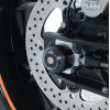 Capace de protecție R&G RACING pentru osie Swingarm Black KTM 790 Duke