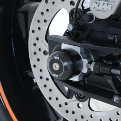 Capace de protecție R&G RACING pentru osie Swingarm Black KTM 790 Duke