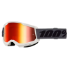 Ochelari motocross 100% STRATA 2 GREY/RED MIRROR