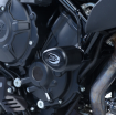 Capace de protecție R&G RACING Aero Crash Protectors Black MV Agusta Brutale 800 18-22 thumb