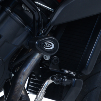 Capace de protecție R&G RACING Aero Crash Protectors Black MV Agusta Brutale 800 18-22