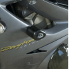 Tapi de protecție R&G RACING Aero Crash Protectors Negru Triumph Daytona 675 06-12 / R 11-12
