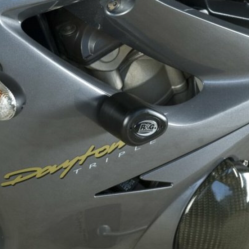 Tapi de protecție R&G RACING Aero Crash Protectors Negru Triumph Daytona 675 06-12 / R 11-12