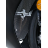 Protector pentru generația R&G RACING Grilă de aluminiu pentru țeava de evacuare - Negru Yamaha YZF-R6 17-21