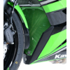 Protector pentru generația R&G Racing Aluminium Headpipe grille - Negru Kawasaki Ninja 650 17-26