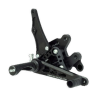 Pedale R&G RACING negre ajustabile pentru Kawasaki ZX-10R 16-25