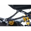 Suport pentru generație R&G RACING Black Exhaust Hanger Ducati Monster 1200R 16-19 thumb