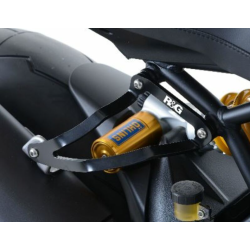 Suport pentru generație R&G RACING Black Exhaust Hanger Ducati Monster 1200R 16-19