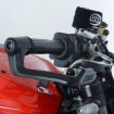 Protector pentru ghidon R&G RACING Brake Lever Guard - Negru Yamaha Tracer 7 21-24 thumb