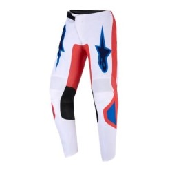Pantaloni de motocross pentru copii ALPINESTARS FLUID GRID ORAN/BLUE