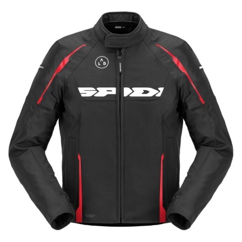 Jachetă moto textilă SPIDI DRAGON H2OUT BLACK/RED