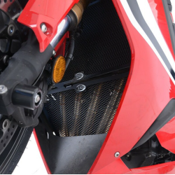 Protector pentru generația R&G RACING Downpipe Grille Negru Honda CBR650R 19-23