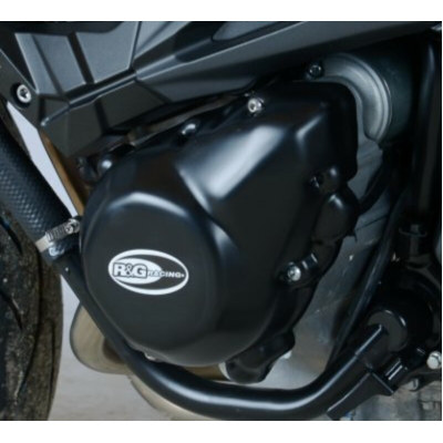 Protecție pentru motor R&G RACING Capac de protecție a carterului stâng Negru Kawasaki Z800 13-16