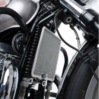 Protector pentru radiatorul de ulei R&G RACING Oil Cooler Guard Black Royal Enfield Interceptor 650 19-26 Protector pentru radiatorul de ulei R&G RACING Oil Cooler Guard Black Royal Enfield Interceptor 650 19-26
