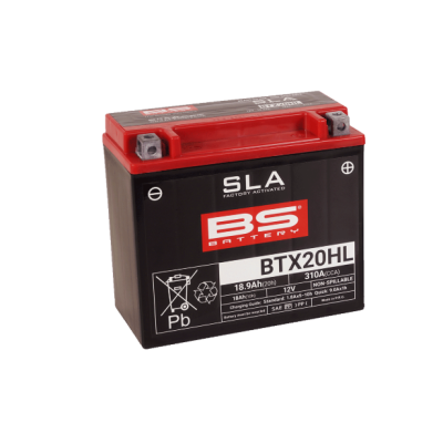Acumulator moto BS 12V - BTX20HL SLA Acumulator moto BS 12V - BTX20HL SLA