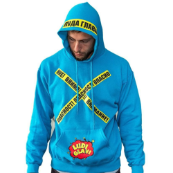 Hanorac moto LUDI GLAVI ,,ATENȚIE CAP LUD“ Hanorac moto LUDI GLAVI ,,ATENȚIE CAP LUD“